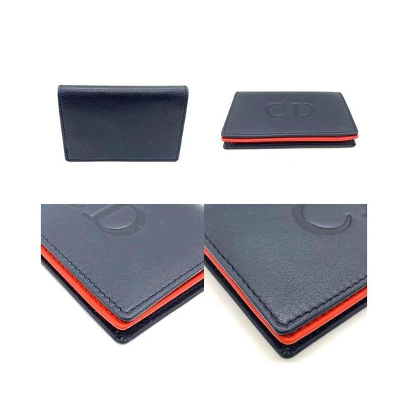 Pre Loved Dior Women Navy Wallets - Picture 2 of 4